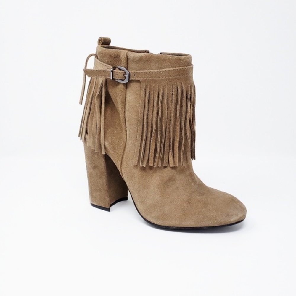 Schutz Paola suede fringe booties